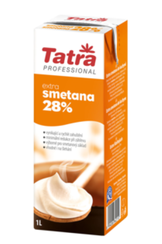 Smetana Extra 28% Tatra 1l