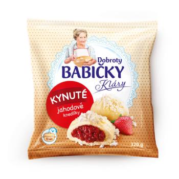 Knedlíky kynuté jahodové 320g Klára